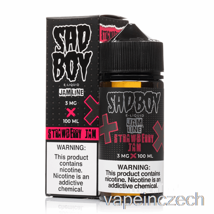 Jahodový Džem - Sadboy - 100ml 6mg Vape Per